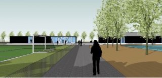 foto Oplevering nieuwbouw kleedkamers voetbalvereniging VDL